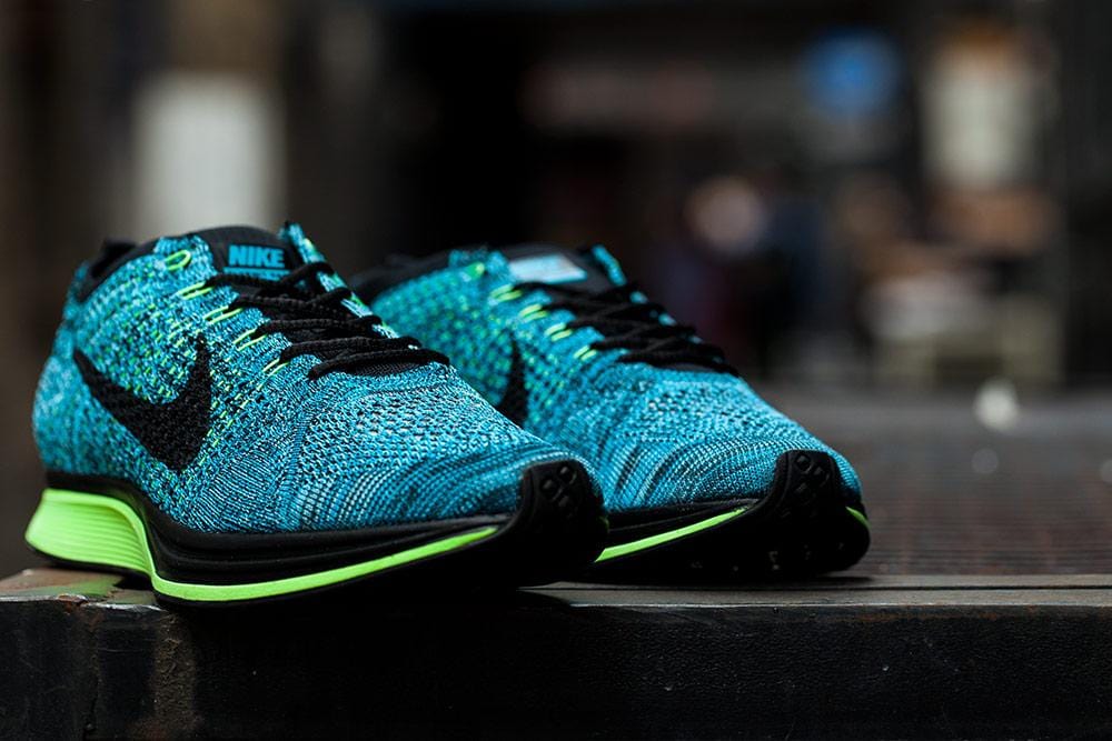 nike flyknit racer blue lagoon