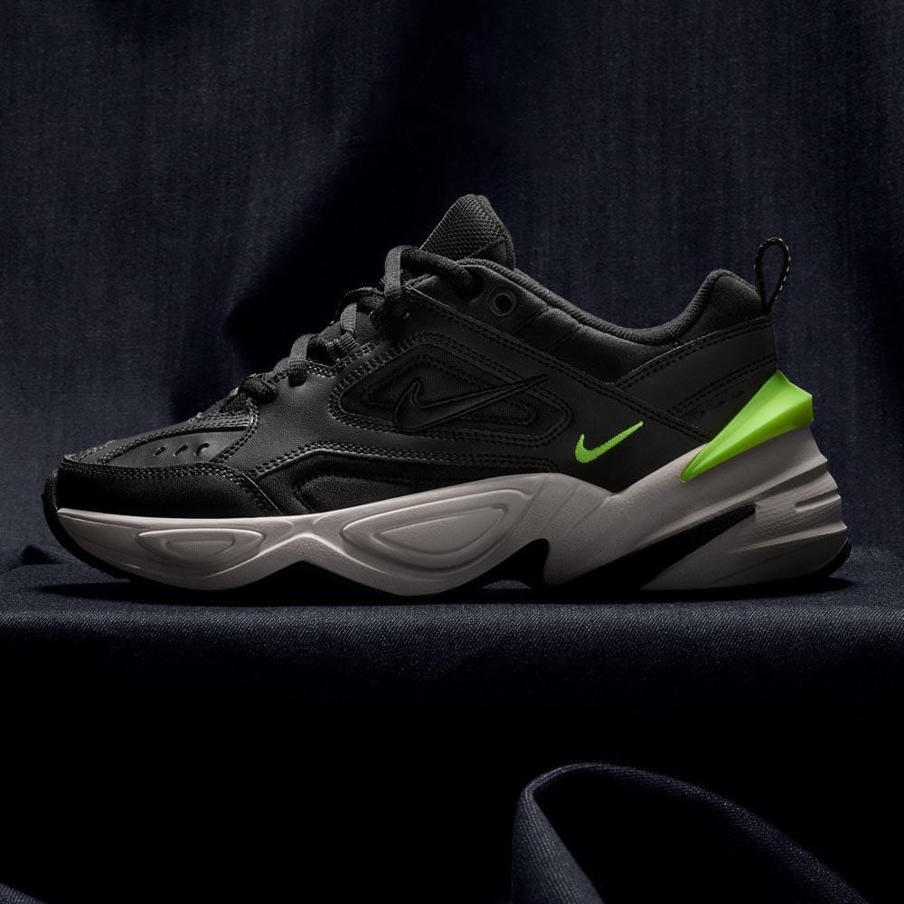 nike tekno black volt