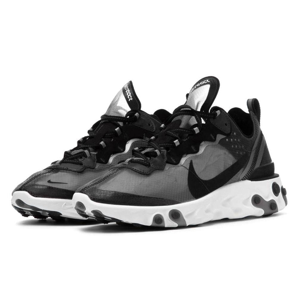 nike react element 87 white and black