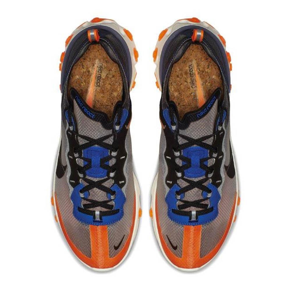 blue and orange nike react