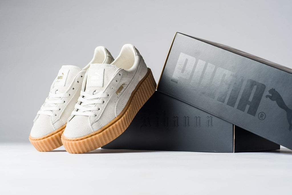 puma creepers star white