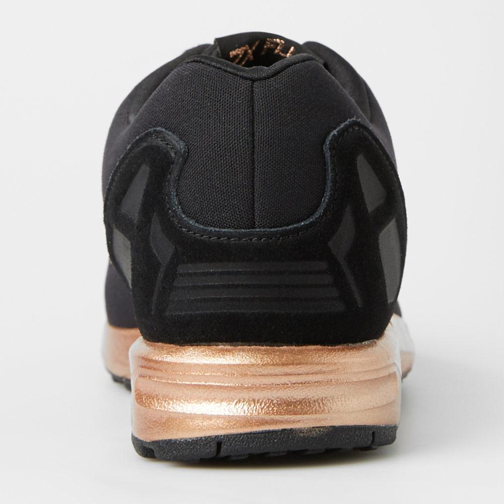 zx flux adidas womens black and copper