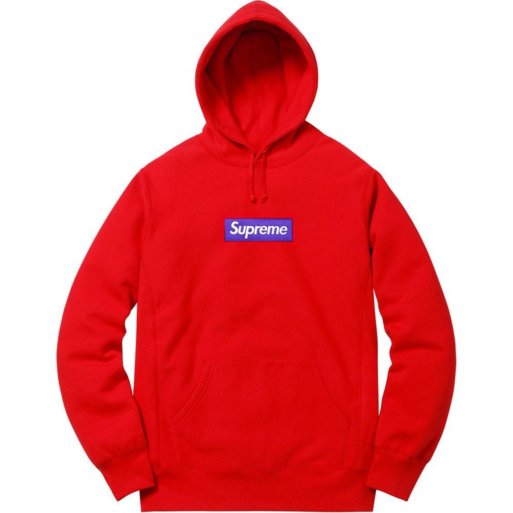 Supreme Box Logo Hooded Sweatshirt (FW17) Red – Kick Game