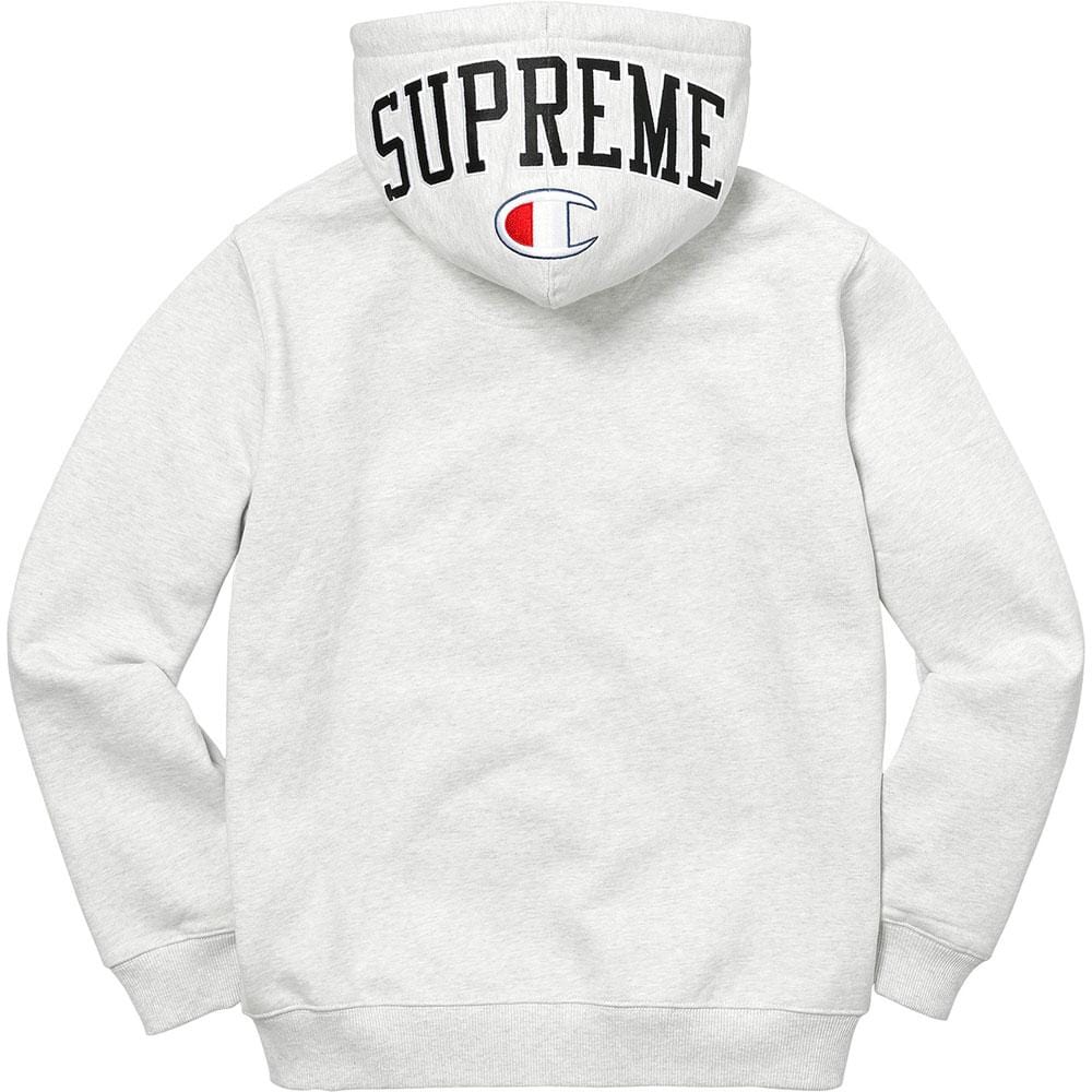 supreme champion white hoodie