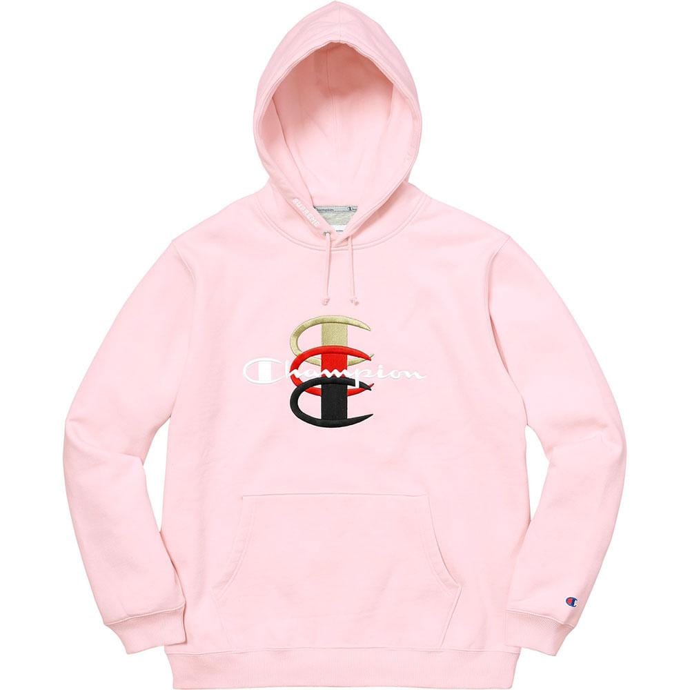 champion sweatshirt light pink