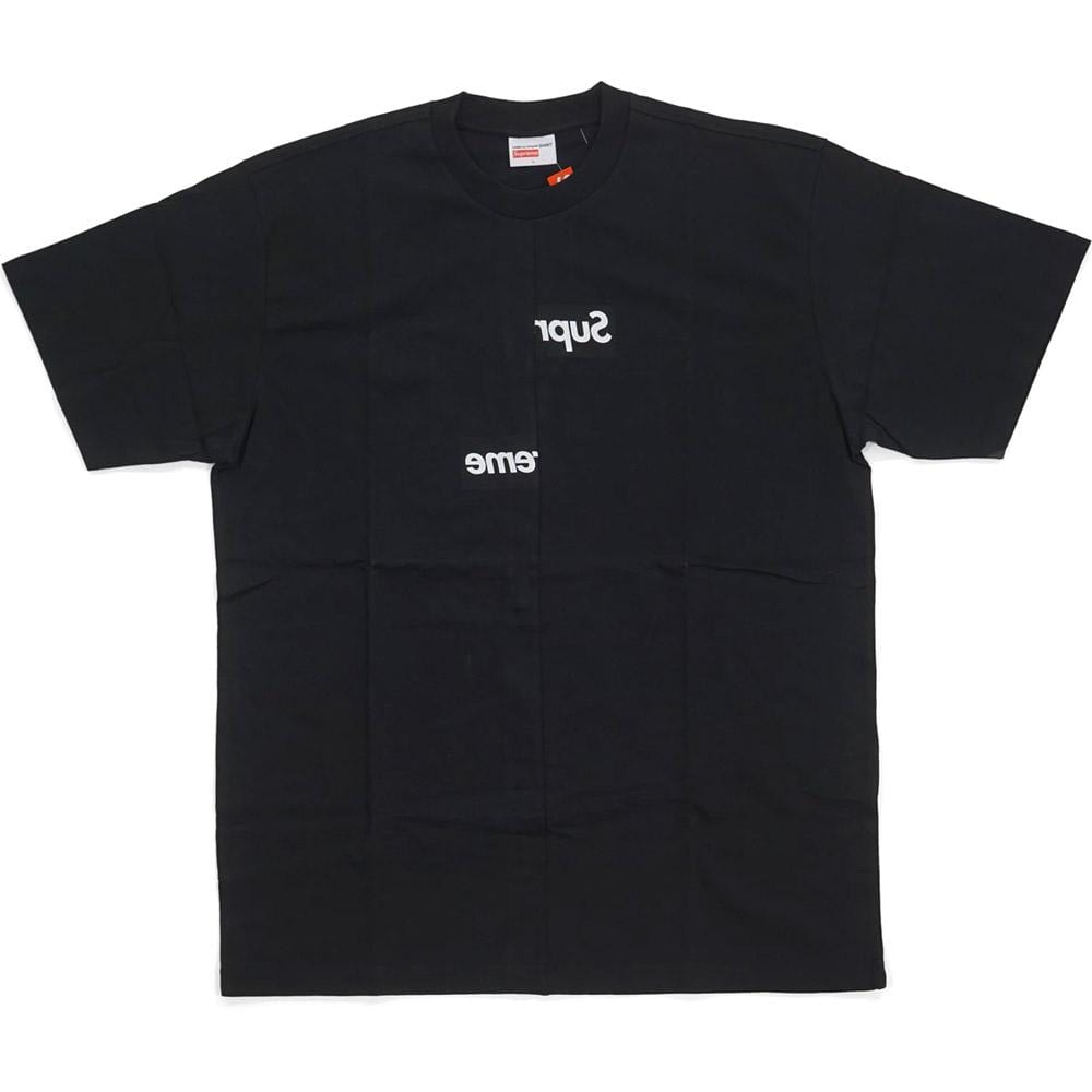 supreme black tee box logo