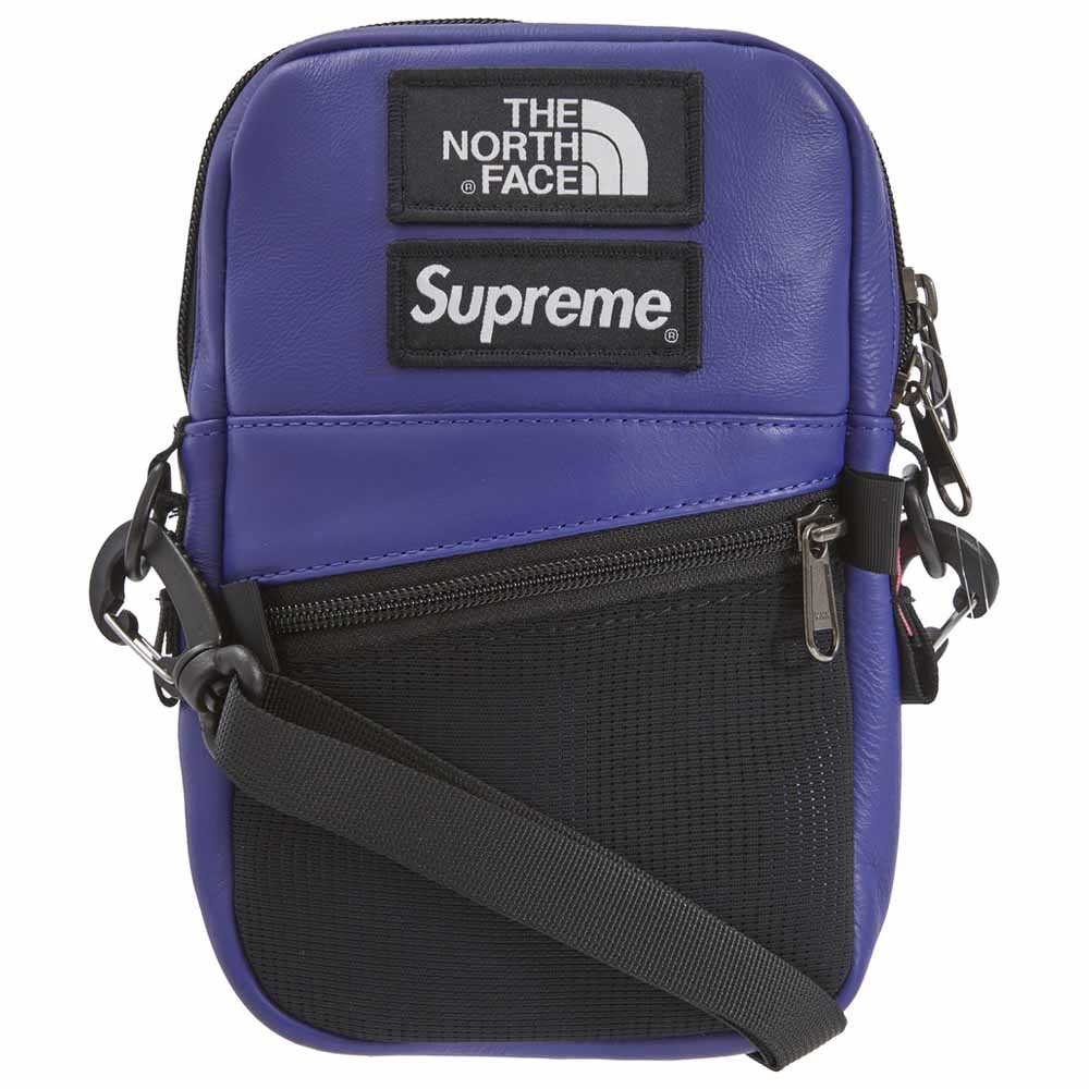 Supreme The North Face Leather Shoulder Bag Royal – Kick Game
