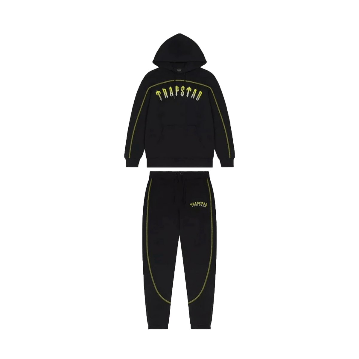 Trapstar Chenille Decoded Hooded Tracksuit - Dazzling Blue / White