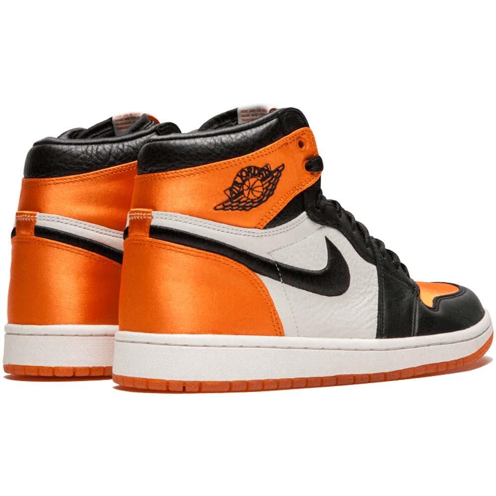 satin orange jordan 1s