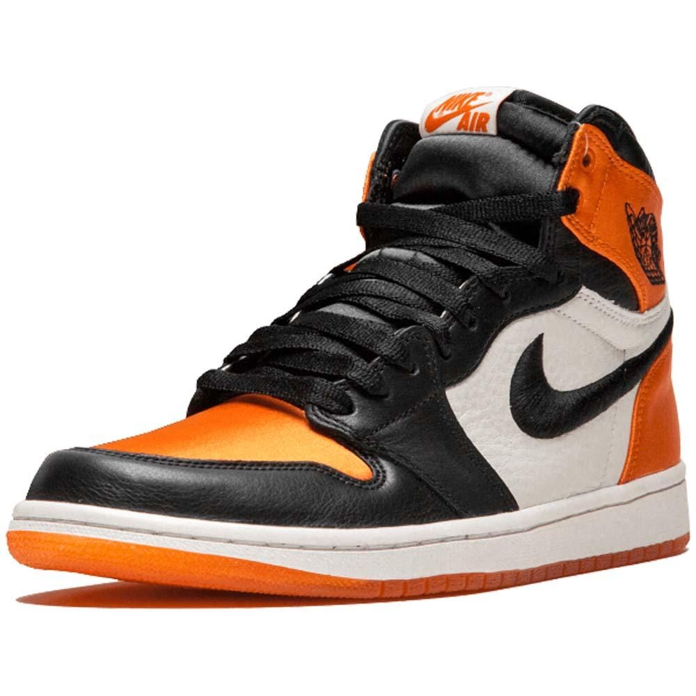 orange satin air jordan 1