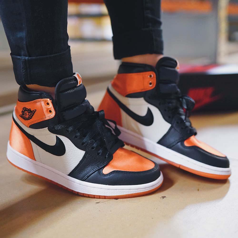 satin shattered backboard womens