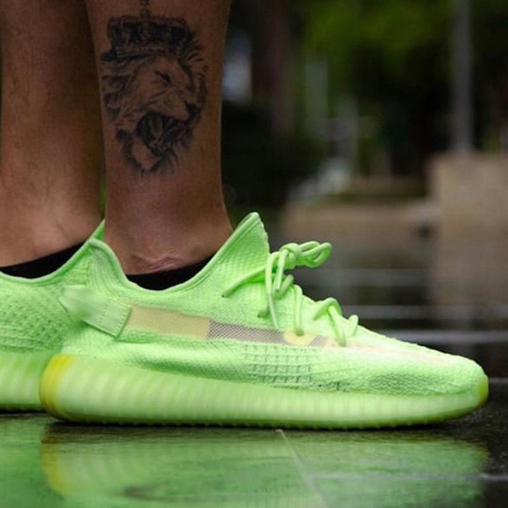 yeezy lemon green