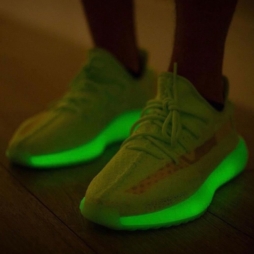 yeezy green glow in the dark