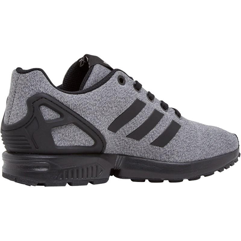 Boys ZX Flux Trainers Black-Black-Grey Kick Game