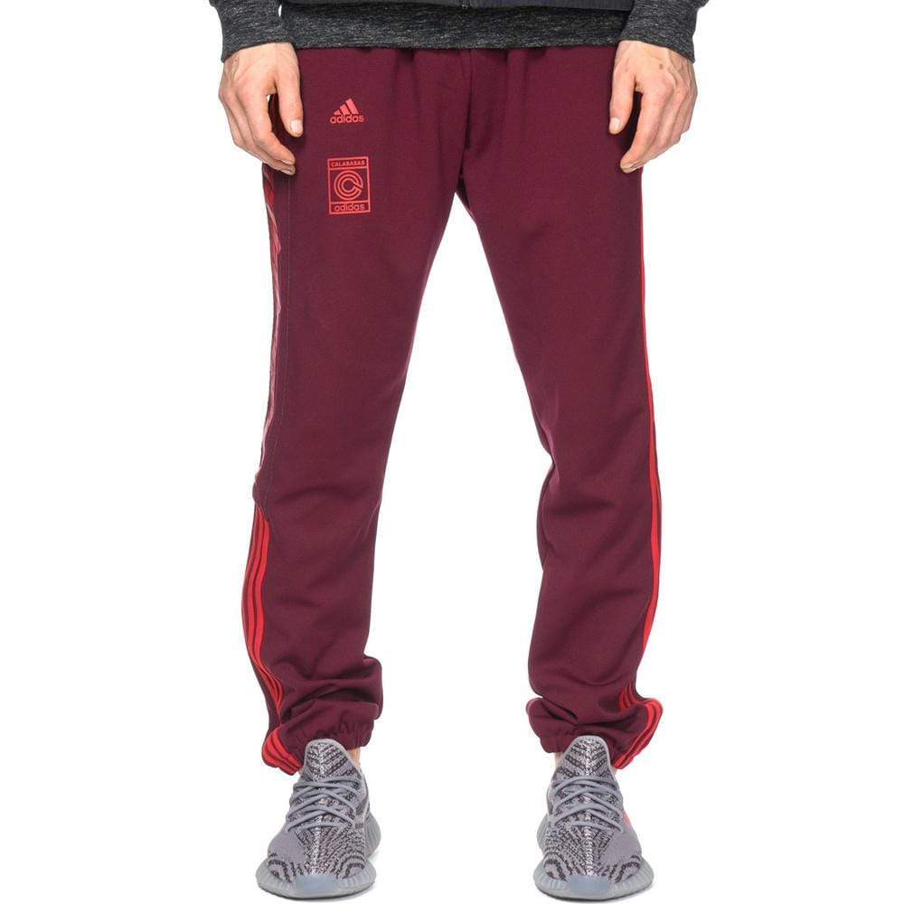 calabasas track pants maroon