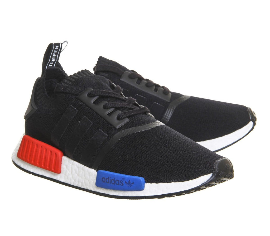 finish line nmd exclusive collection agency india - NMD Runner Primeknit Core Black - Lush Red — IetpShops