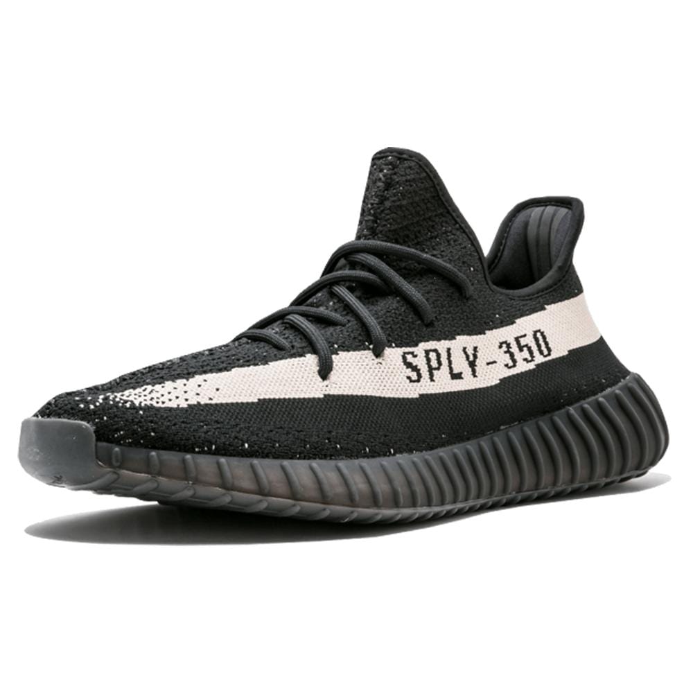 black and white yeezys 350