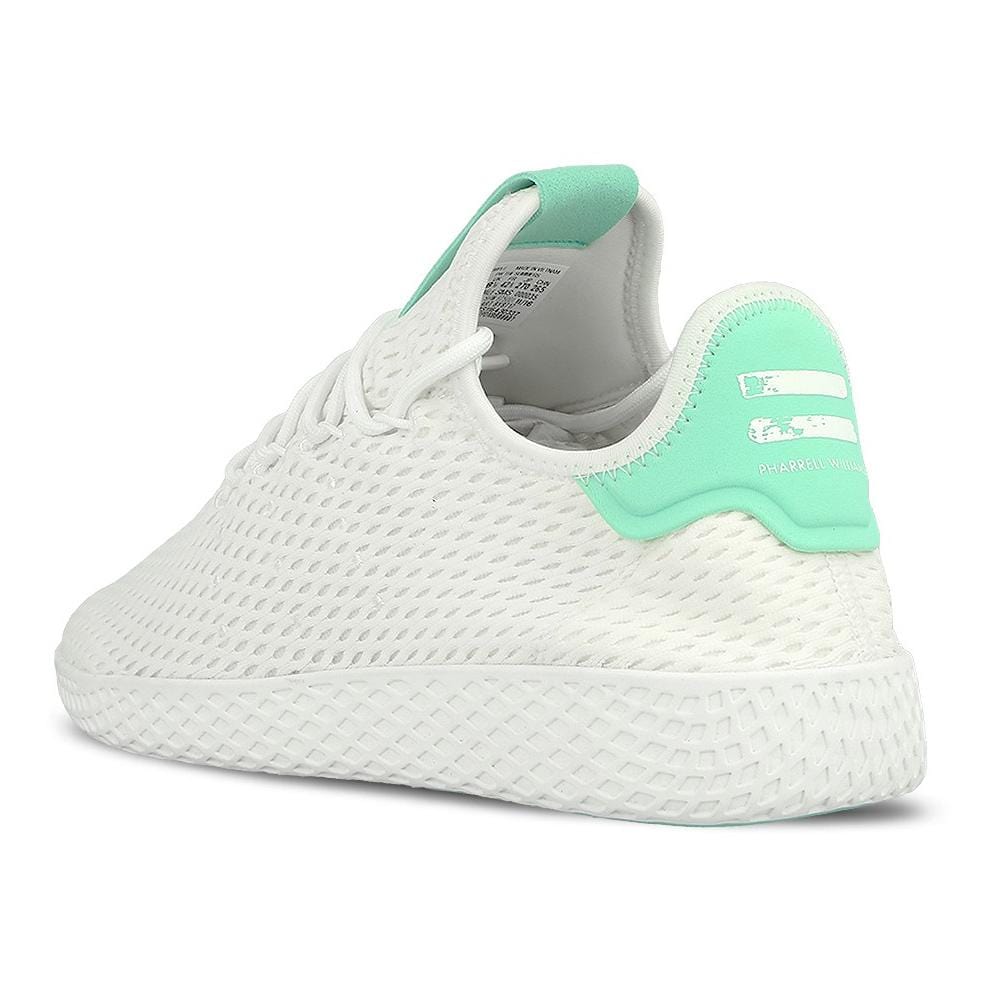 pharrell williams tennis hu white green