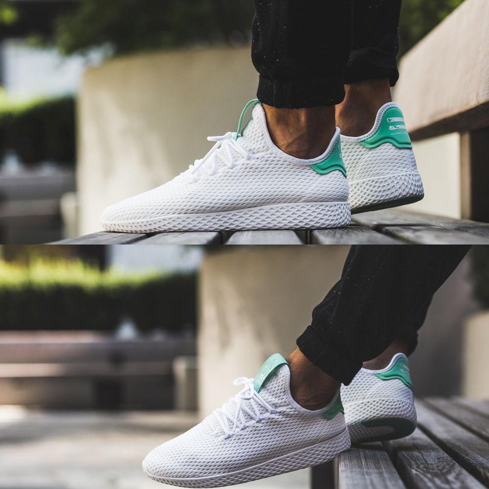 adidas tennis hu pharrell white green