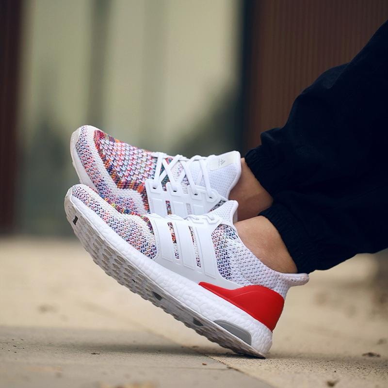 adidas ultra boost multicolor on feet