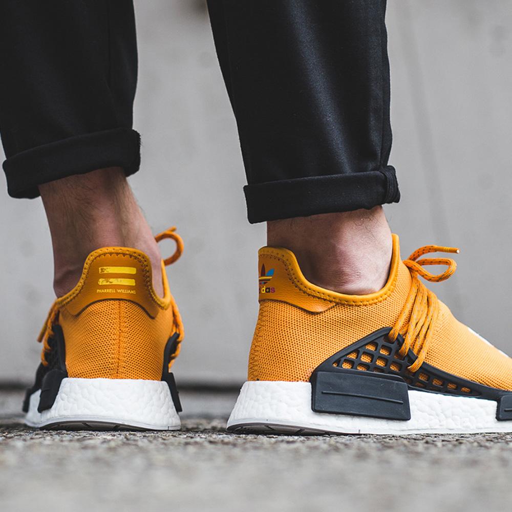 adidas human race tangerine