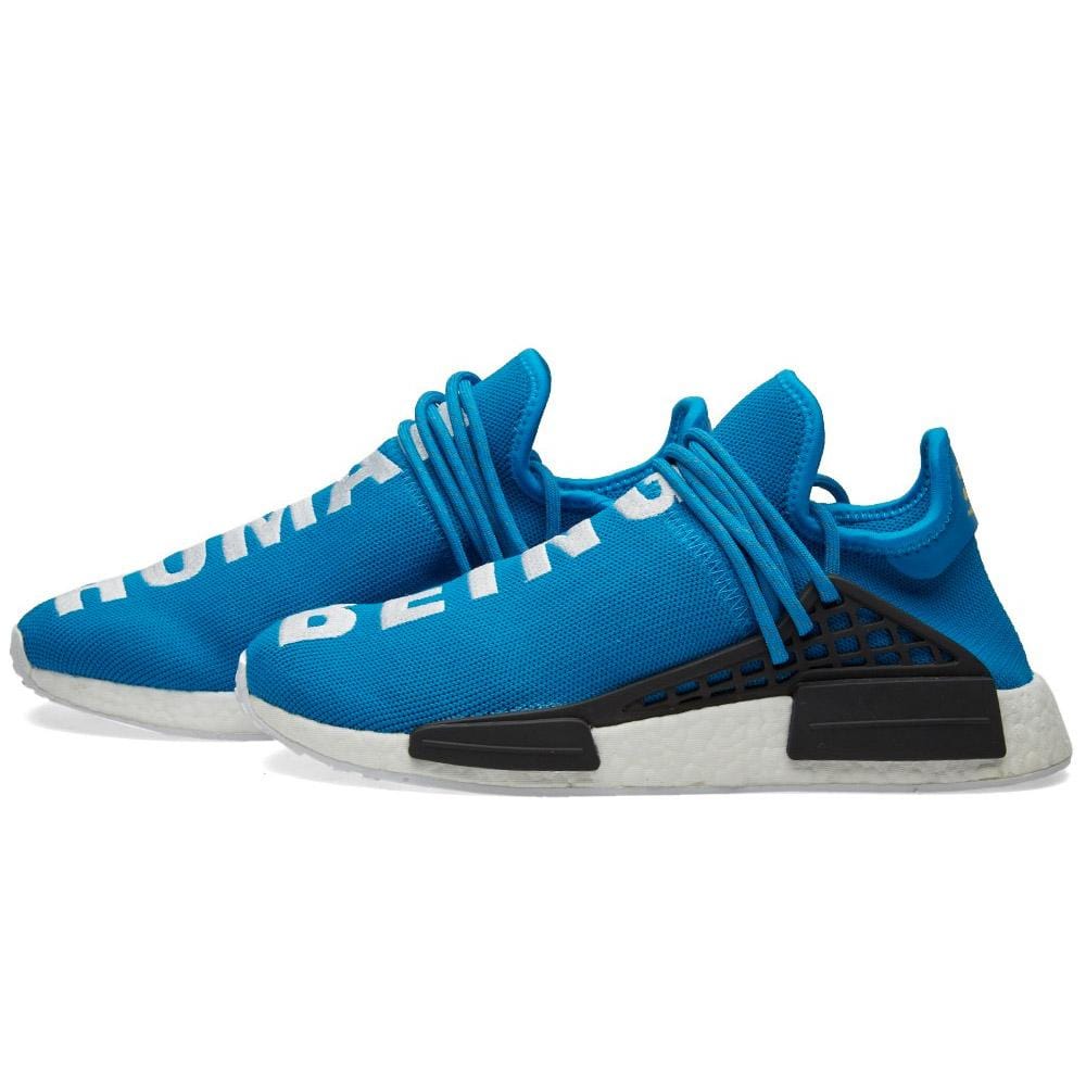 pharrell williams adidas blue shoes