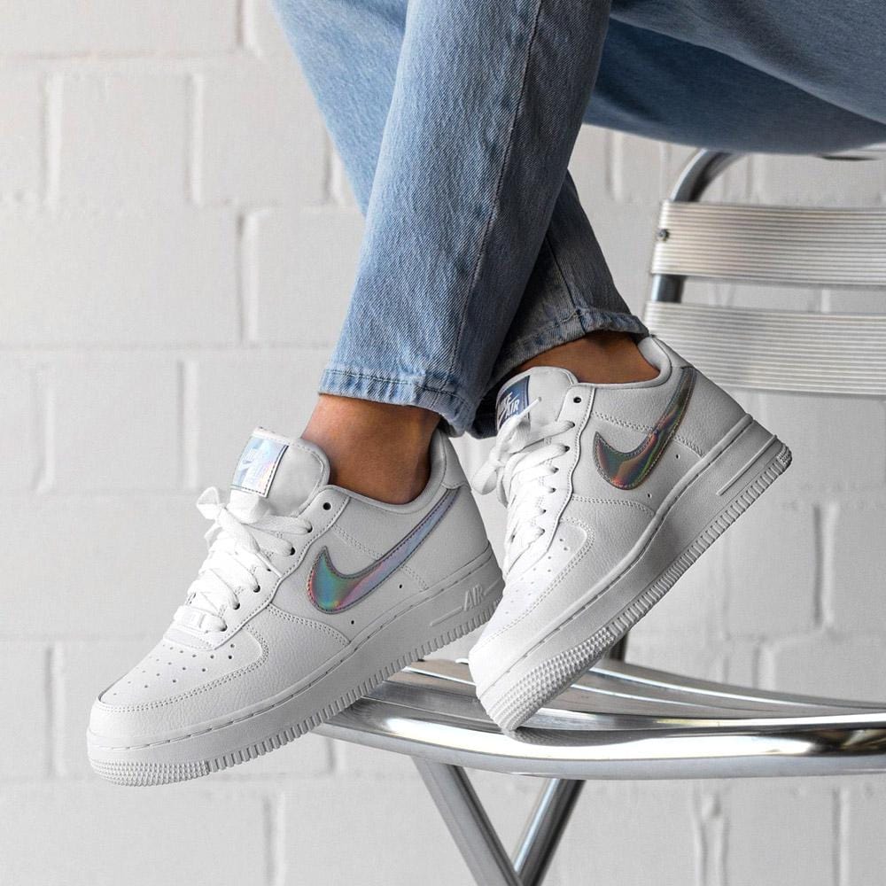 nike air force 1 white iridescent