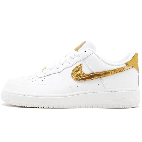nike air force 1 croc-effect leather sneakers
