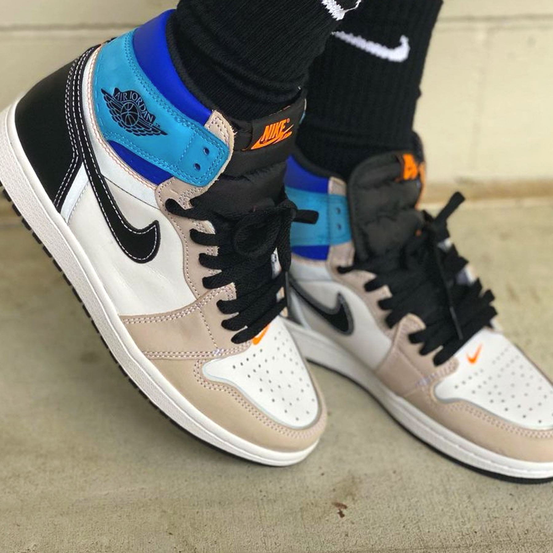 jordan 1 prototype on foot