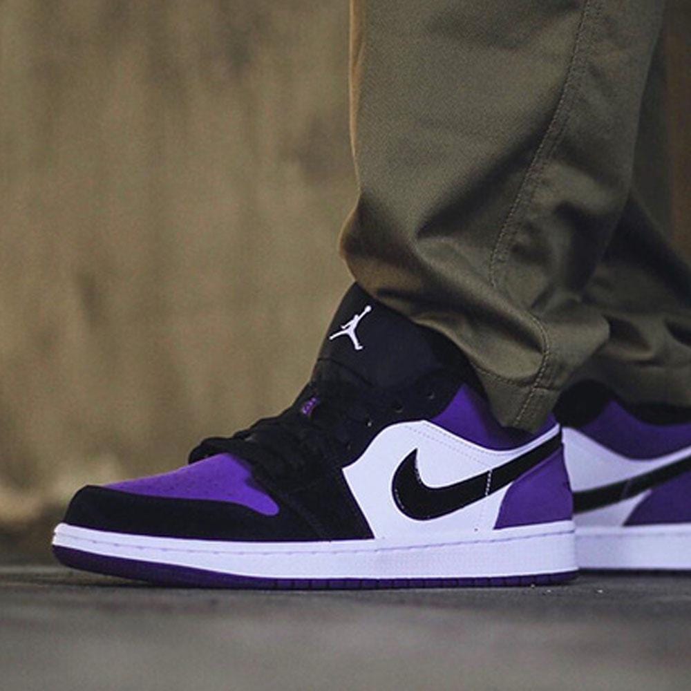 jordan 1 low court purple womens