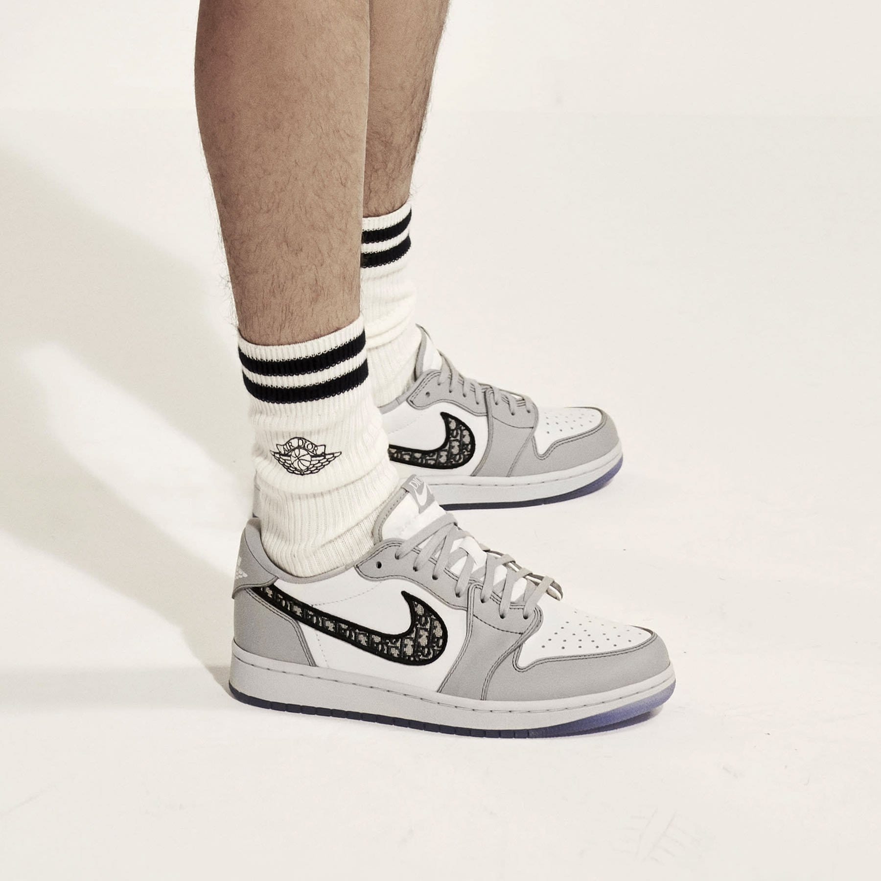 dior x jordan 1 low grey