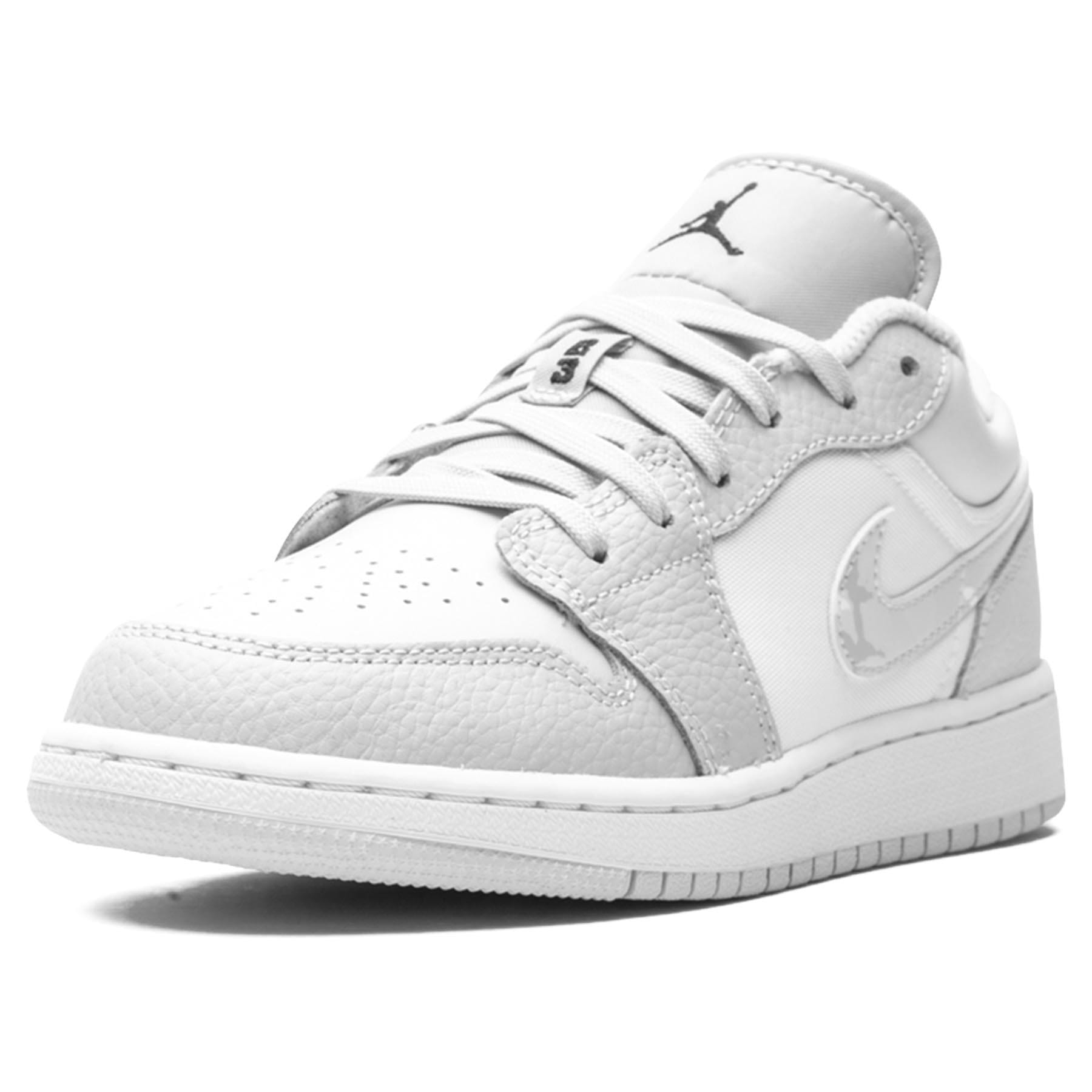 Air Jordan 1 Low Se Gs White Camo Kick Game