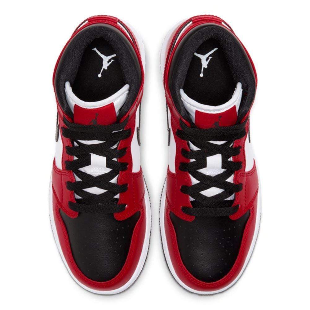 jordan 1 mid chicago black toe women's