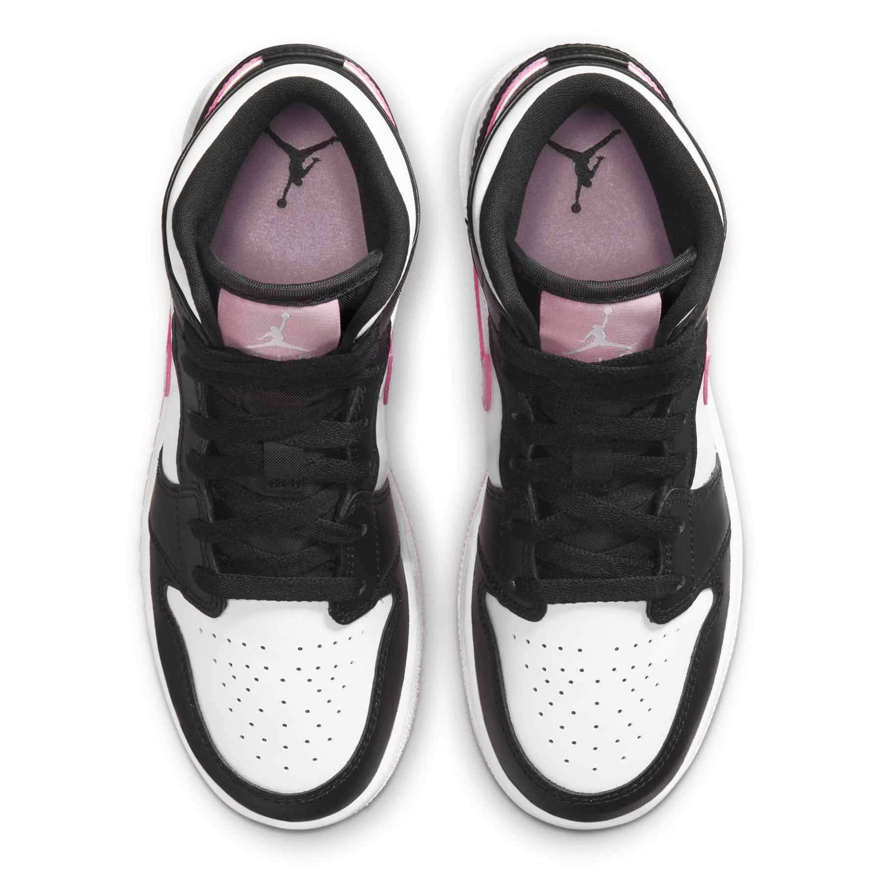 air jordan mid white light arctic pink