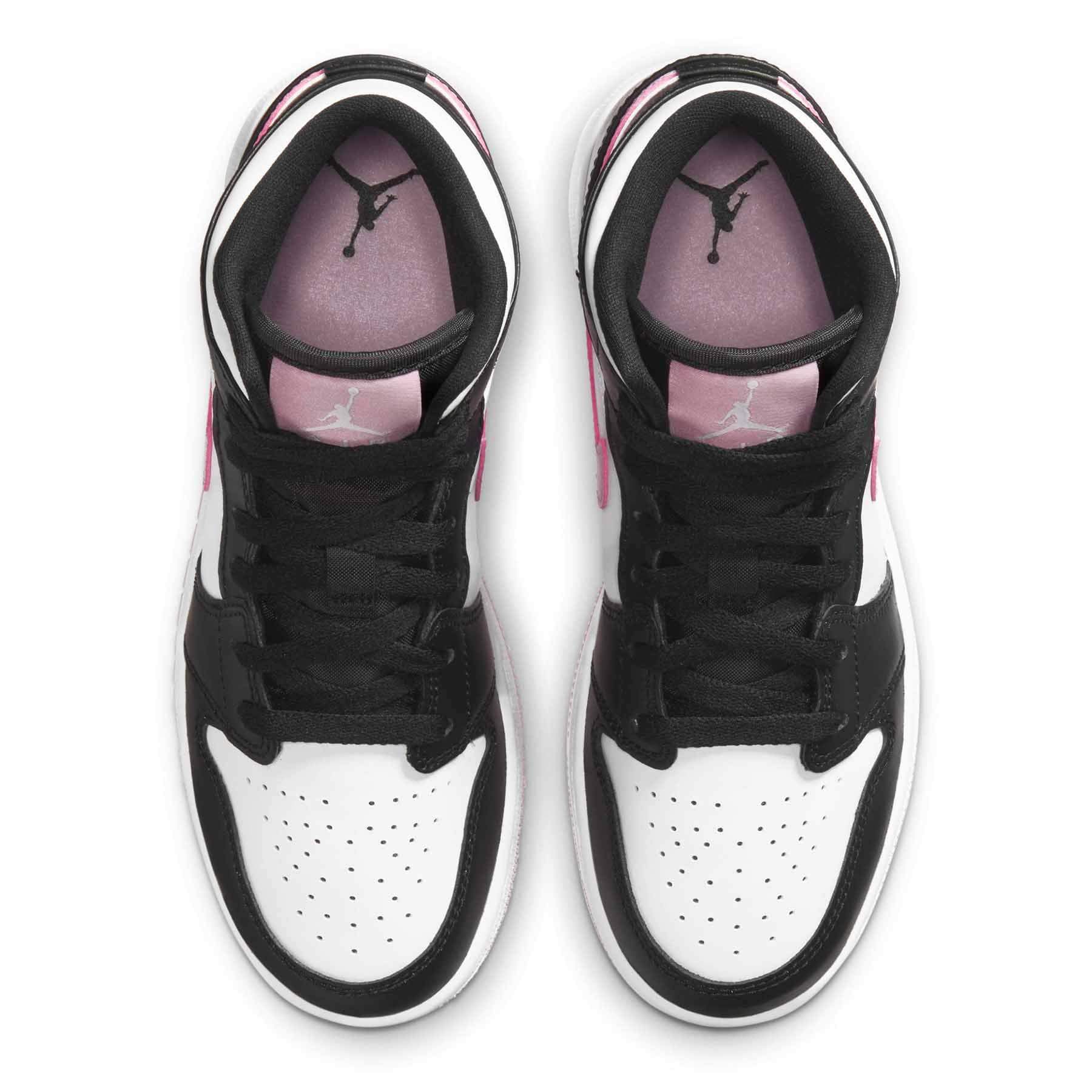 air jordan 1 pink white and black