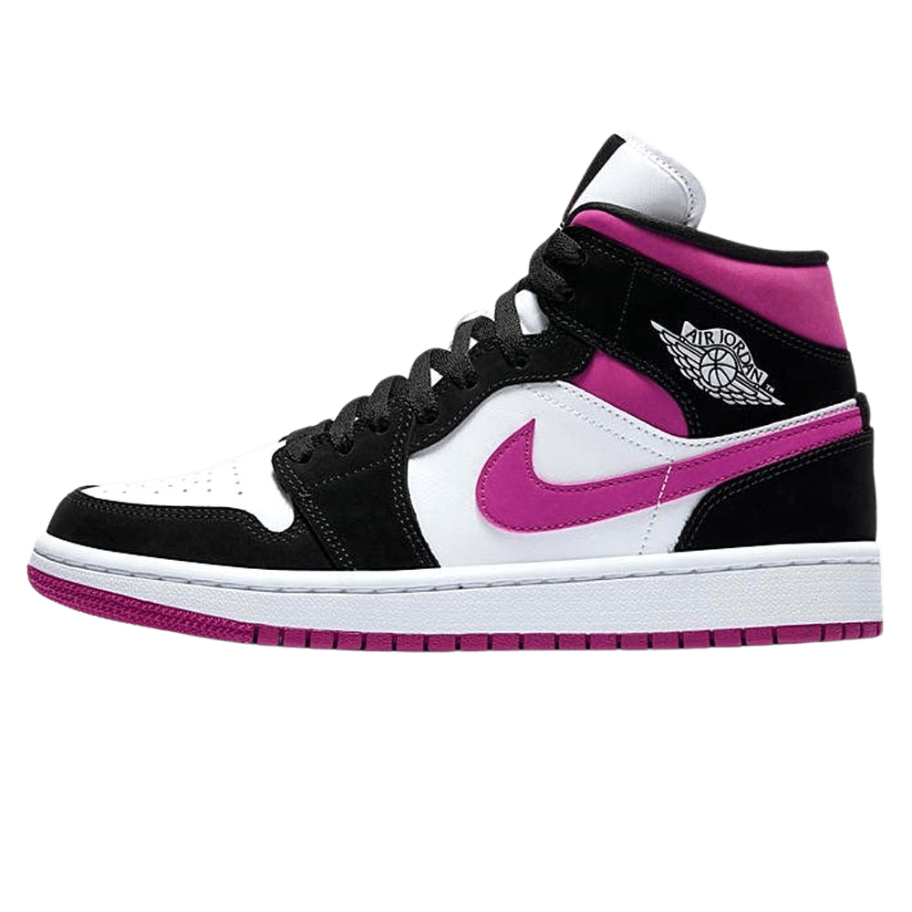 Air Jordan 1 WMNS Mid 'Black Cactus Flower'