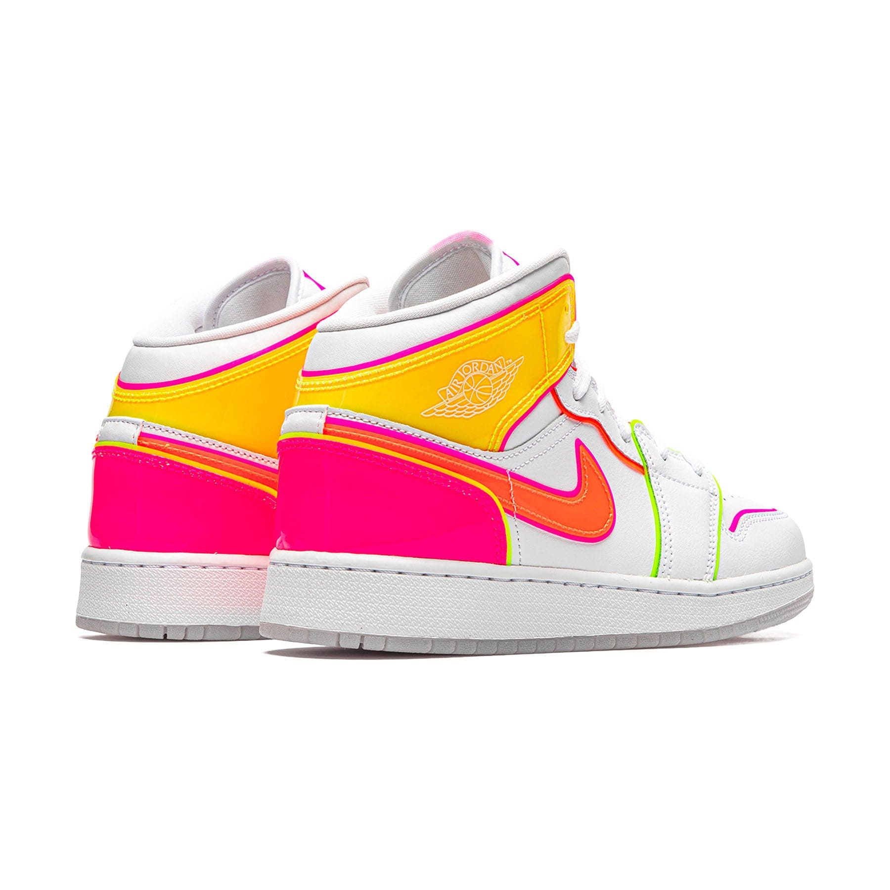 jordan 1 mid edge glow women's