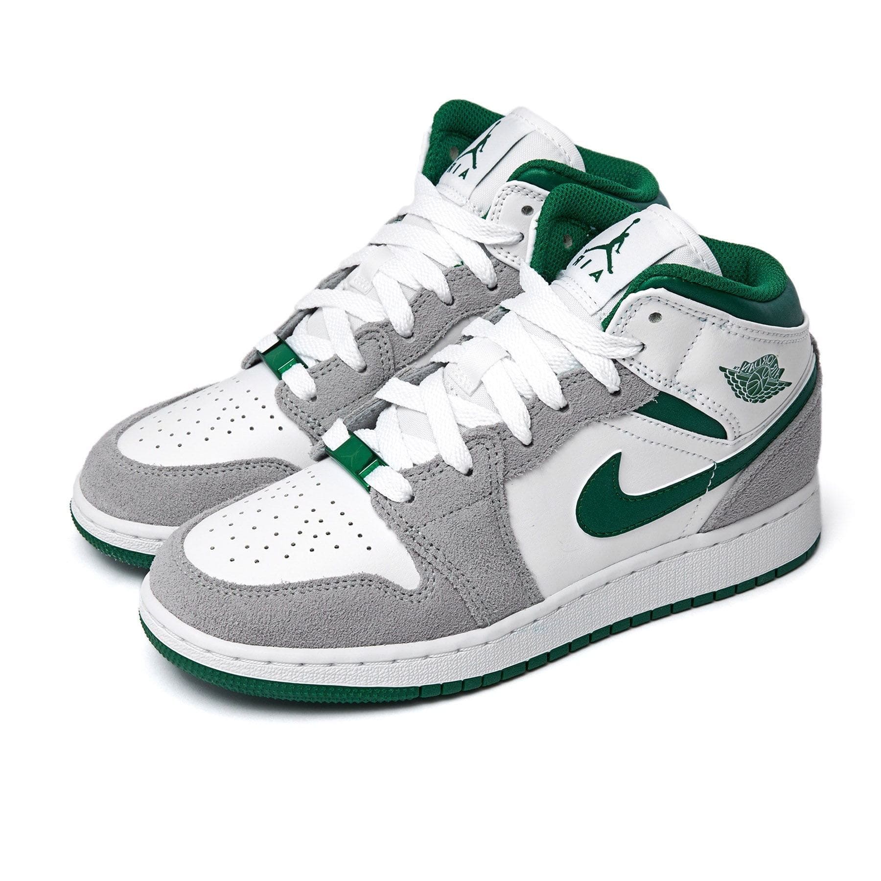 air jordan 1 green and grey