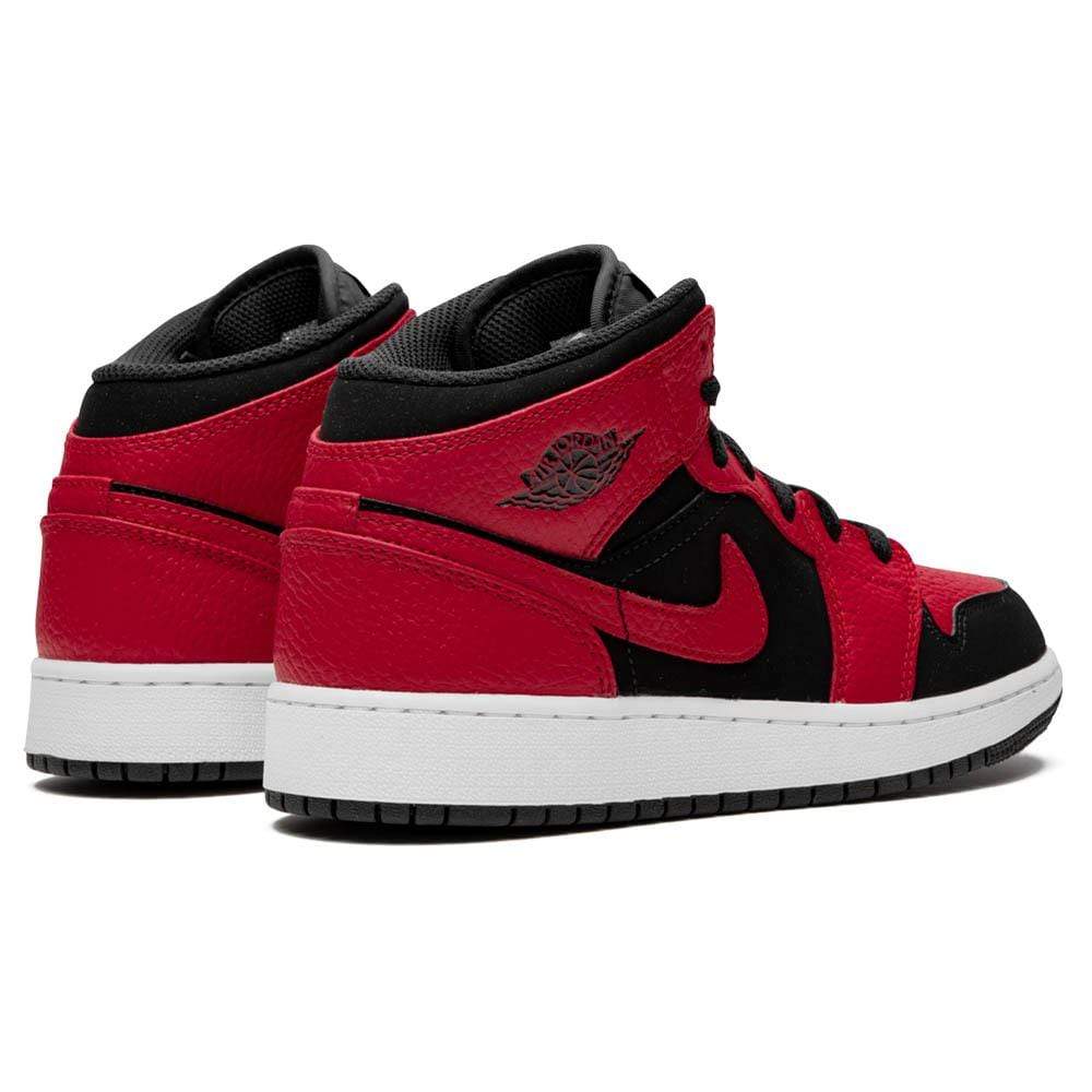 Air Jordan 1 Mid GS 'Black Gym Red 