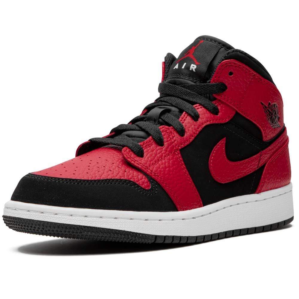 jordan 1 red and black junior