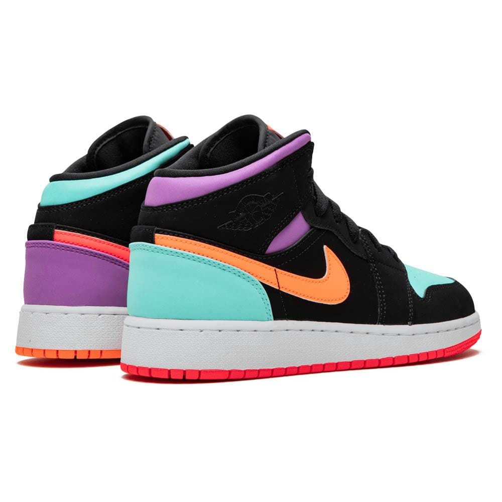 multi color jordan 1 grade school