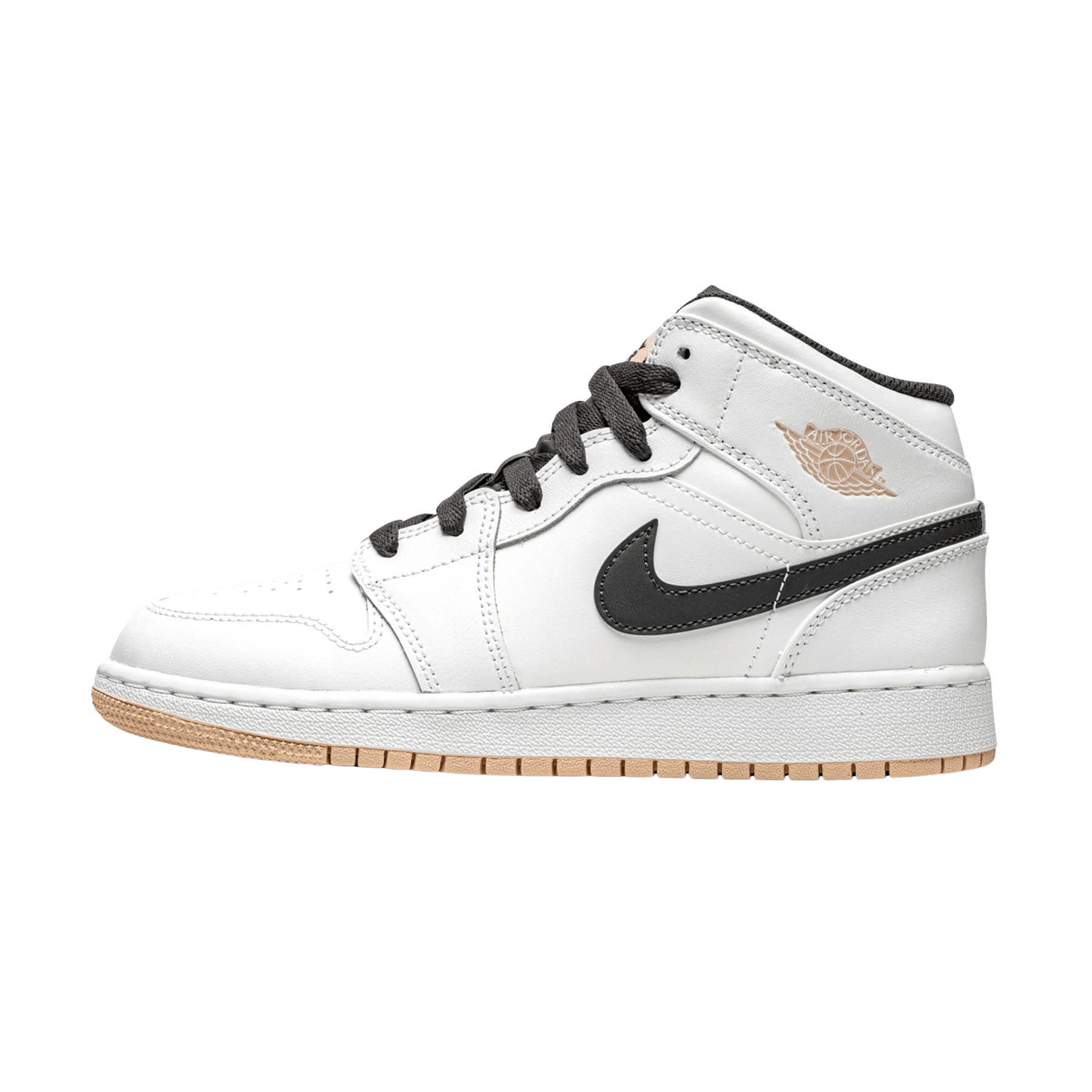 Air Jordan 1 Mid GS 'White Arctic Orange'