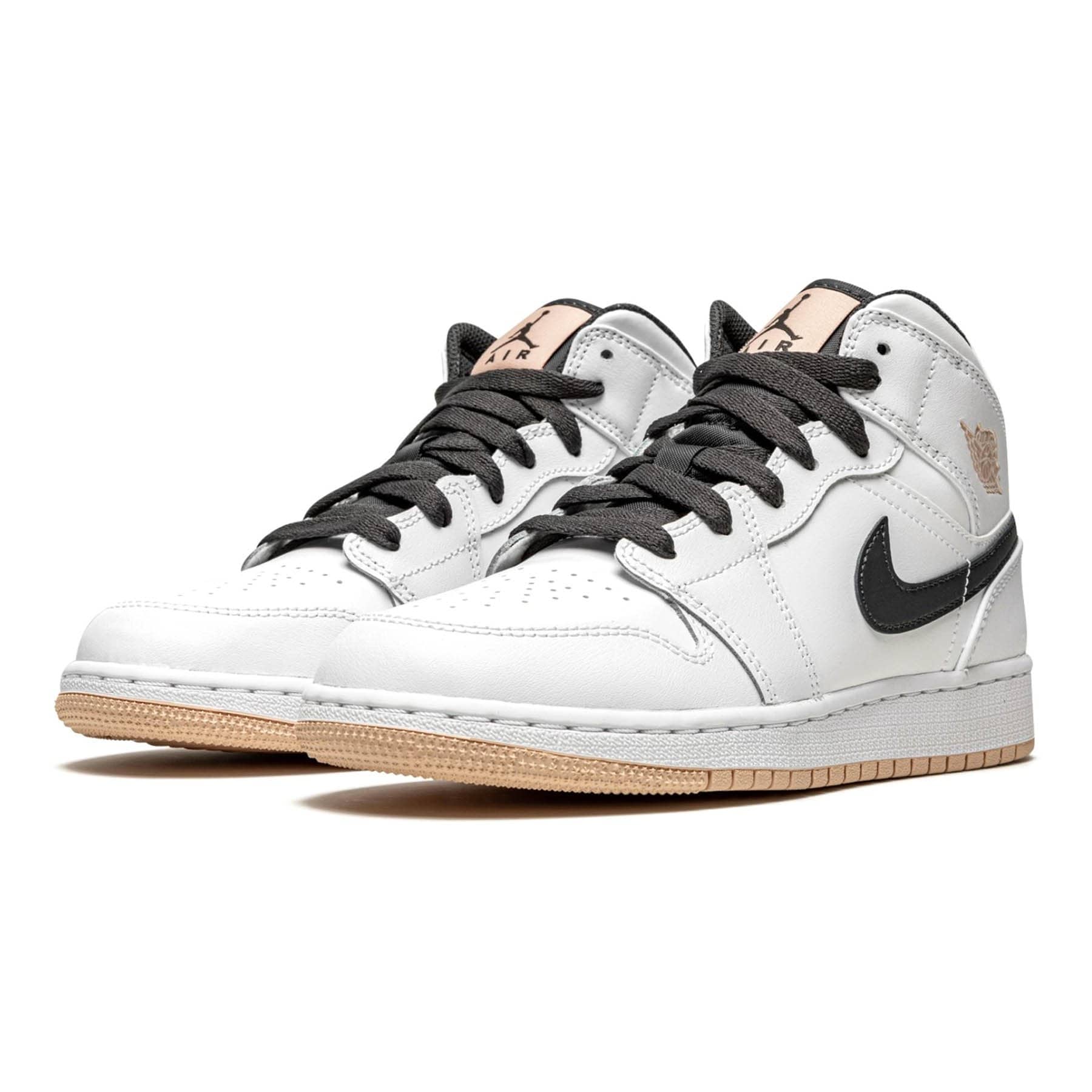 Air Jordan 1 Mid GS 'White Arctic Orange'