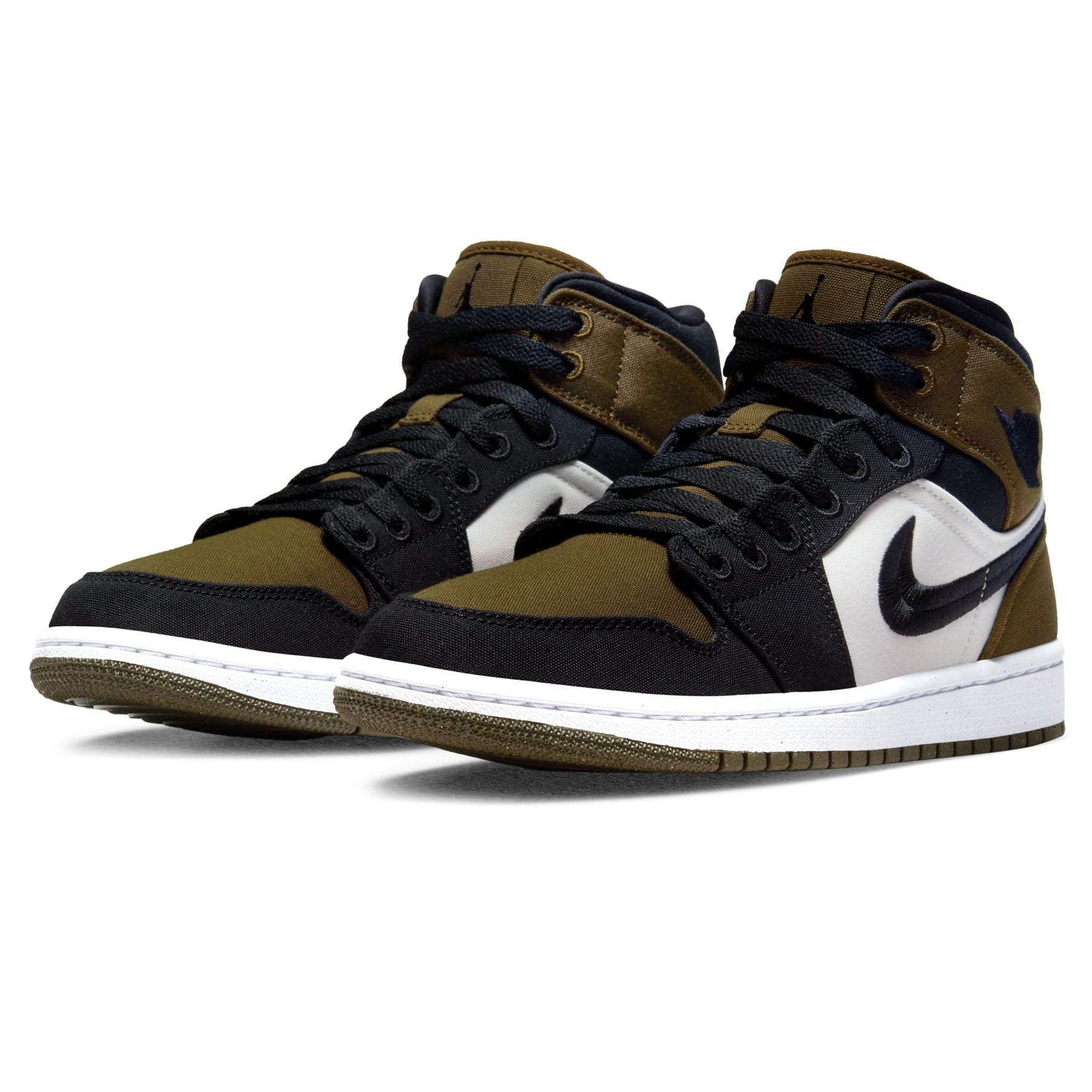 Air Jordan 1 Mid Wmns SE 'Olive Toe'