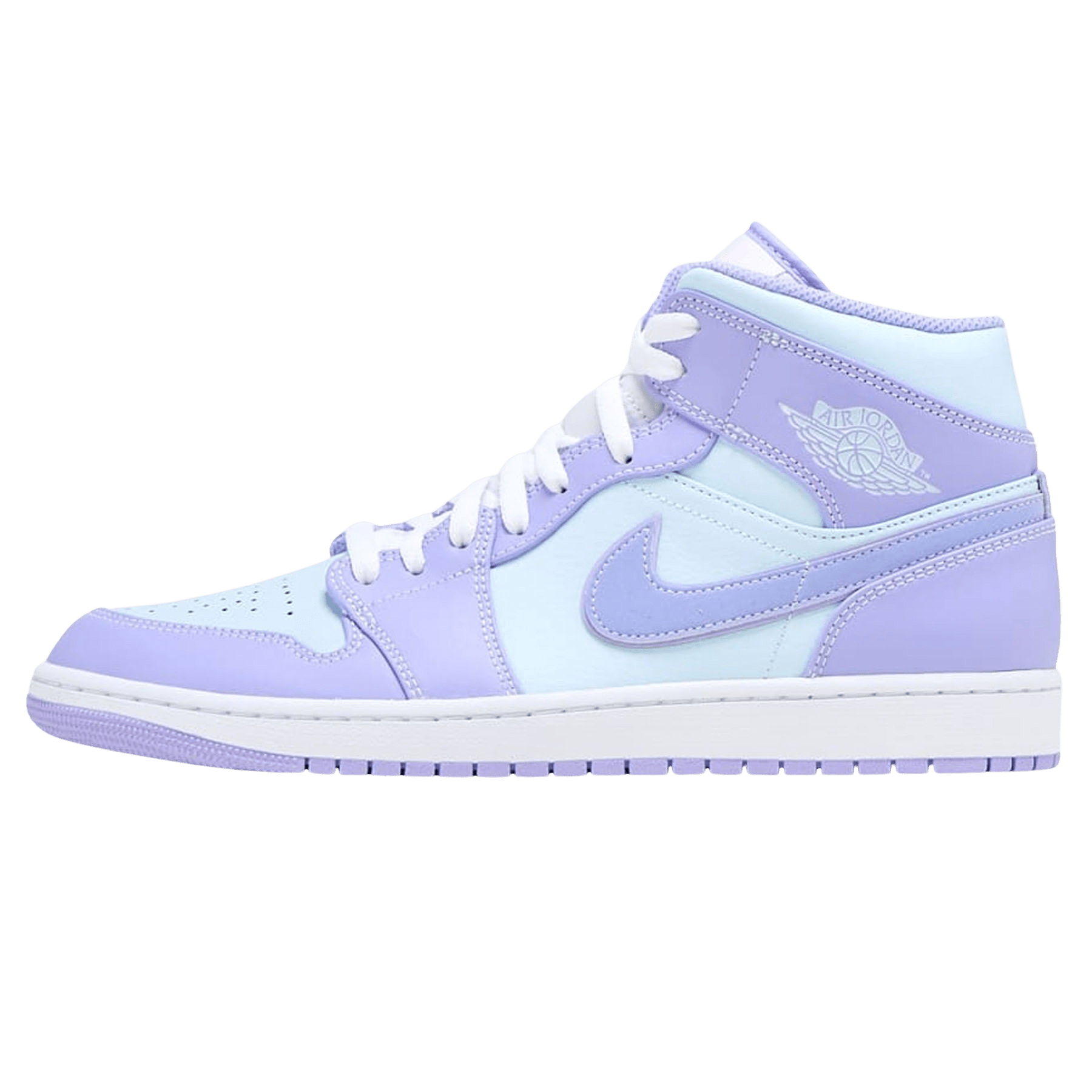 aqua and purple jordans