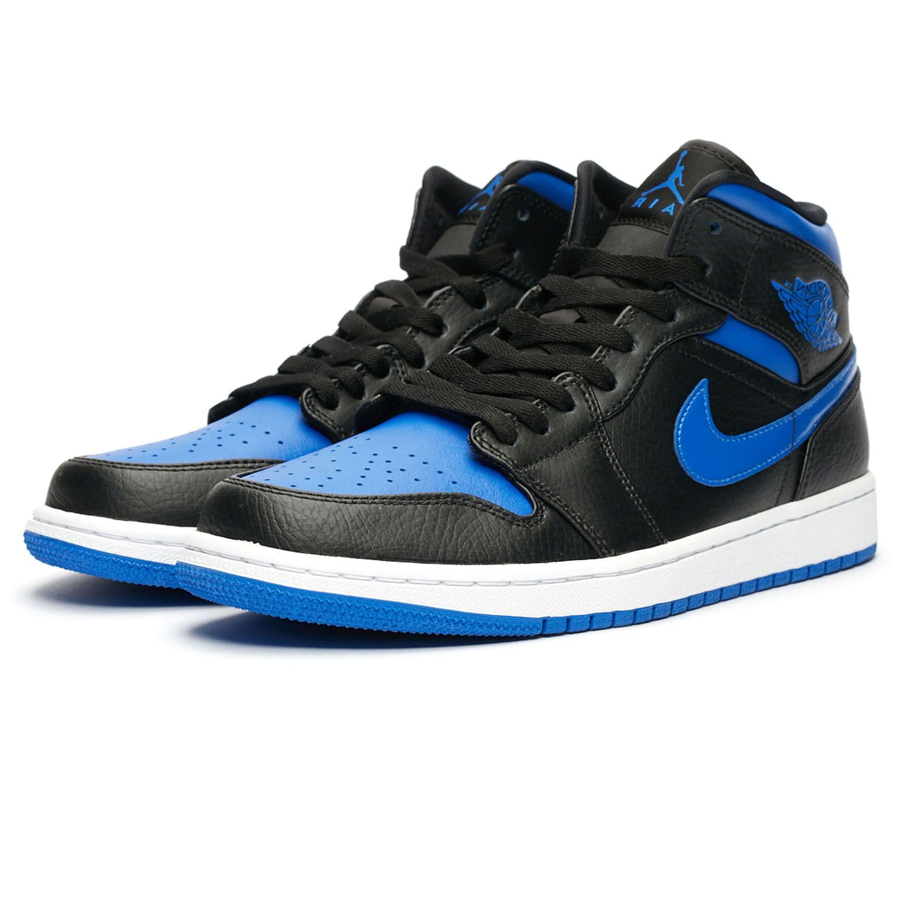 Air Jordan 1 Mid 'Black Hyper Royal'