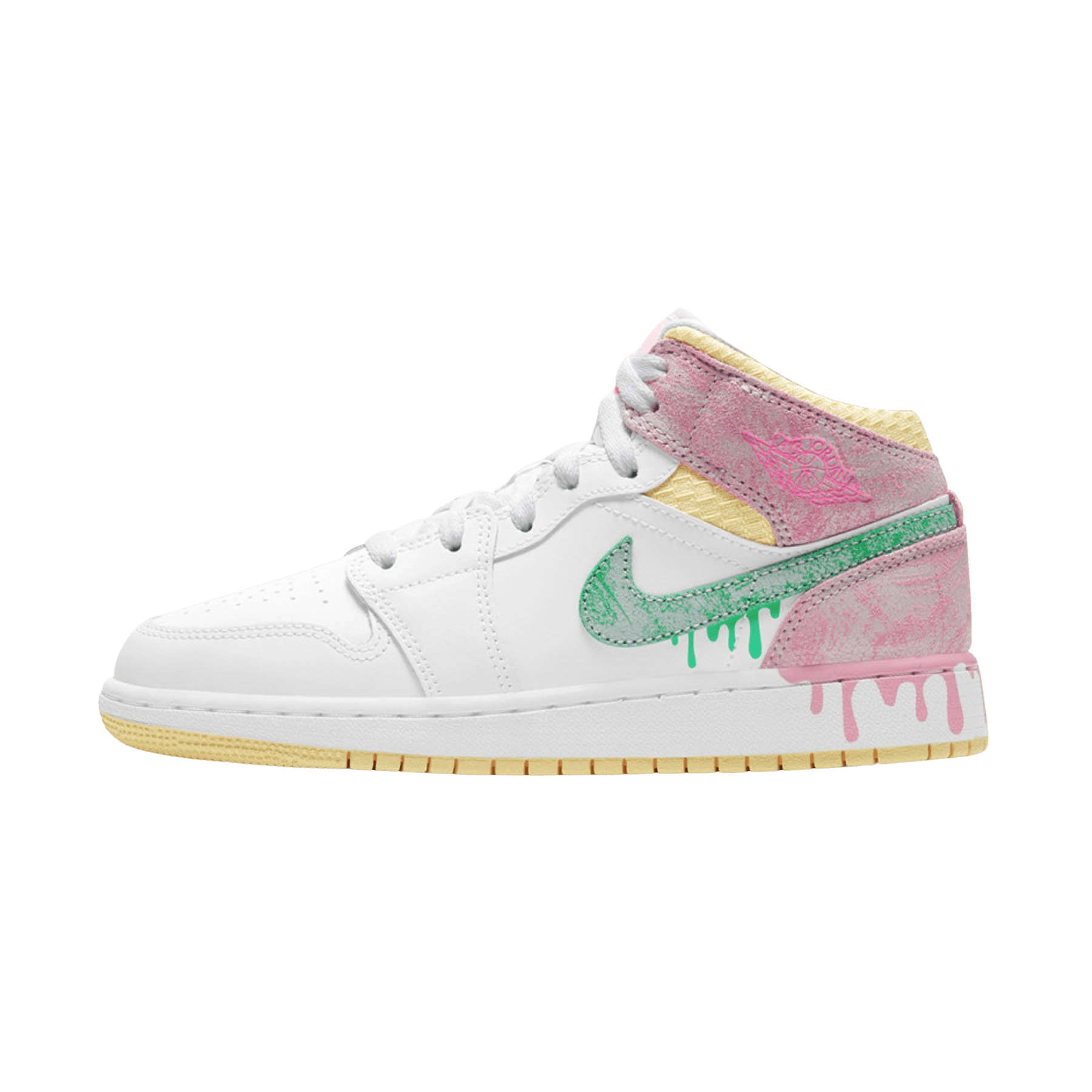 Air Jordan 1 Mid SE GS 'Paint Drip'