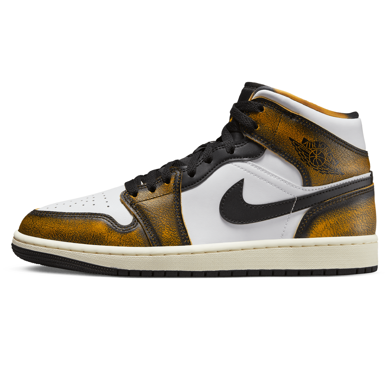 Air Jordan 1 Mid SE 'Wear-Away - Taxi'