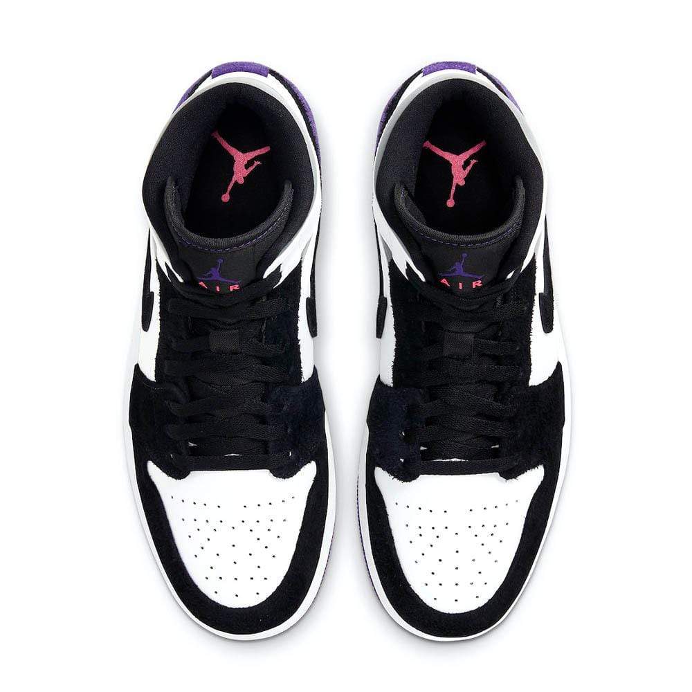 nike air jordan 1 mid se black purple