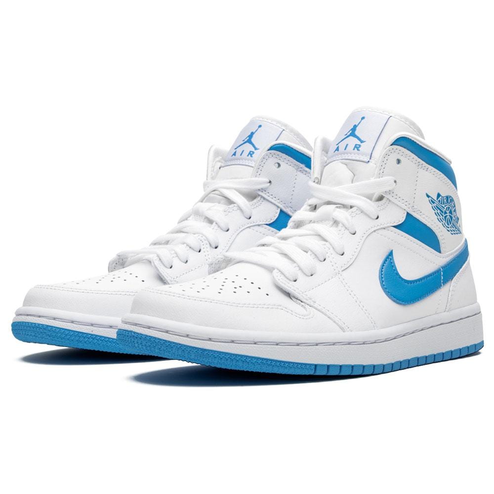 Air Jordan 1 Wmns Mid 'UNC' White Carolina Blue – Kick Game